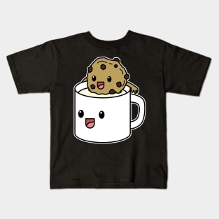 Chocolate Chips Cookie and Milk Kids T-Shirt